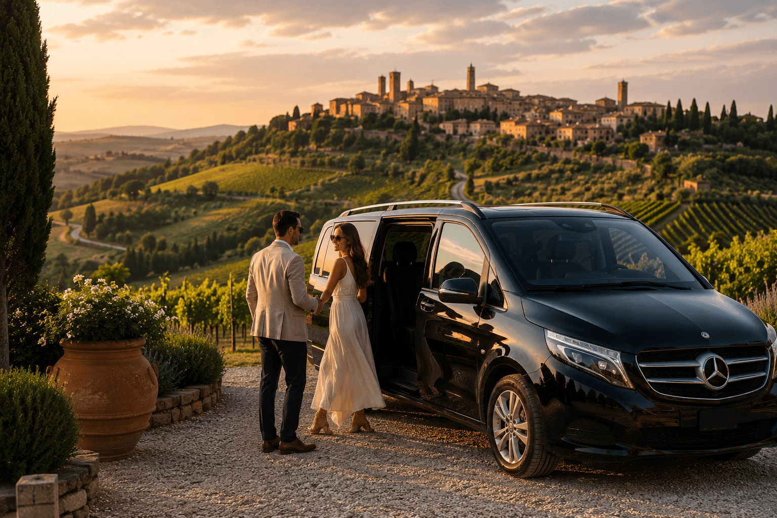 Private Tuscany driver experience